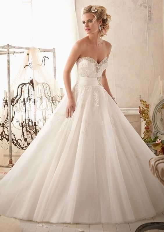 Vestido de novia strapless Bogotá – corpiño corazón